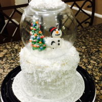 Coconut Cake Snow Globe Coconut Cake Snow Globe