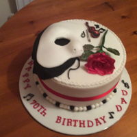 Phantom Cake Phantom of the opera