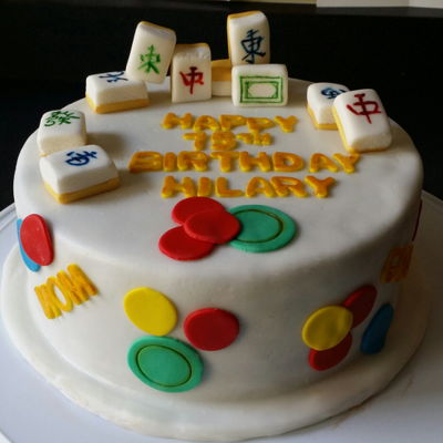 Mahjong Cake