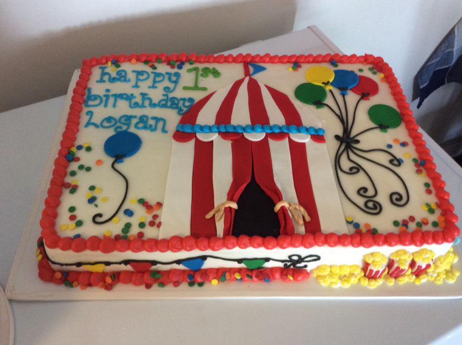 Circus Cake - CakeCentral.com
