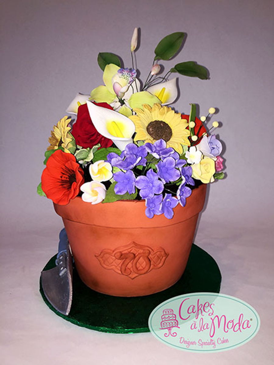 Flower Pot Cake