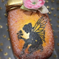 Mason Jar Sugar Cookie Wet on wet royal icing. sugar cookieAir brushed with sanding sugar and a wafer paper flower