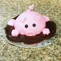 Mr. Piggy Strawberry pig