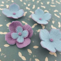 Sugar Flowers Mix and matching colours from new set by Blossom Sugar Art.