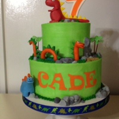 Dinosaur Birthday Cake
