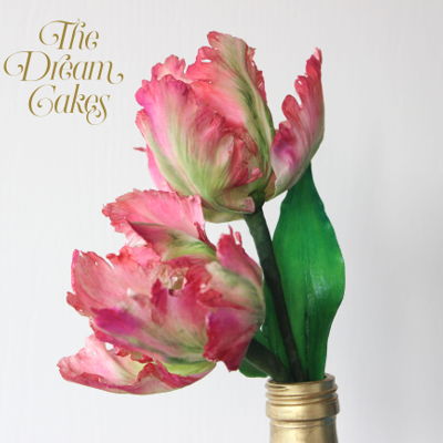 Gumpaste Parrot Tulips
