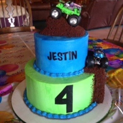 Monster Truck Cake