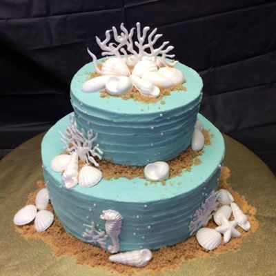 Seashell Ocean Cake