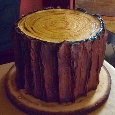 Slab Of Wood Cake