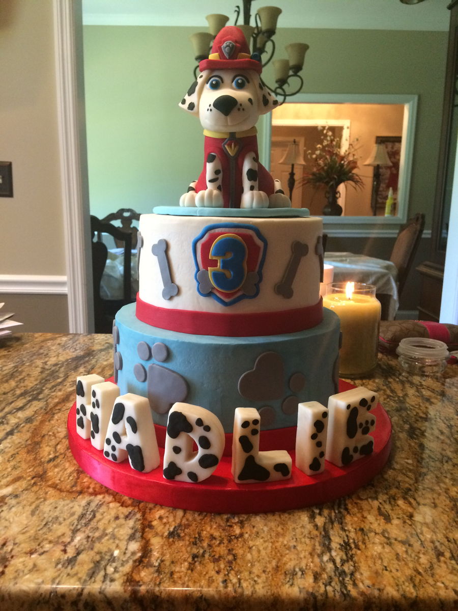 Paw Patrol "marshall" Cake - CakeCentral.com