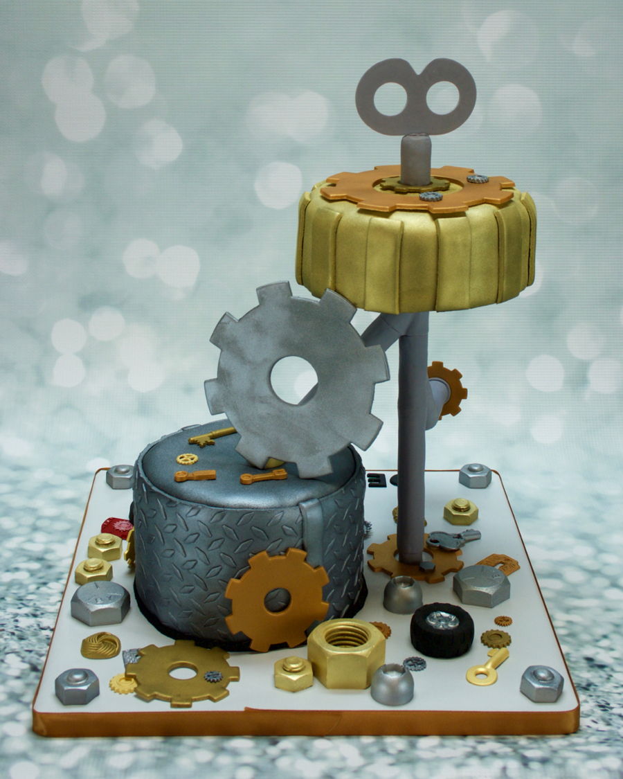 Pile Of Scrap Birthday Cake
