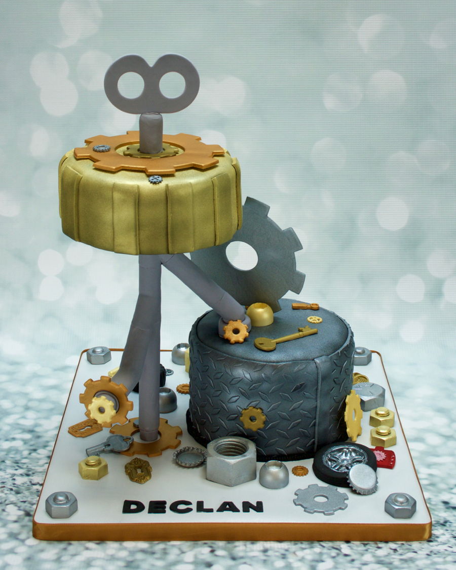 Pile Of Scrap Birthday Cake