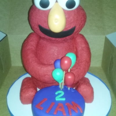 Elmo 3D Cake And Smash Cake