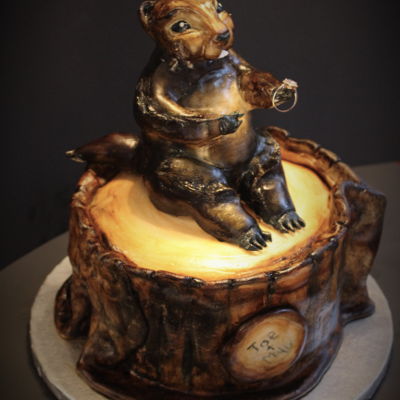 Groundhog Wedding Cake