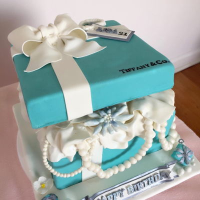 Tiffany&co Box Cake