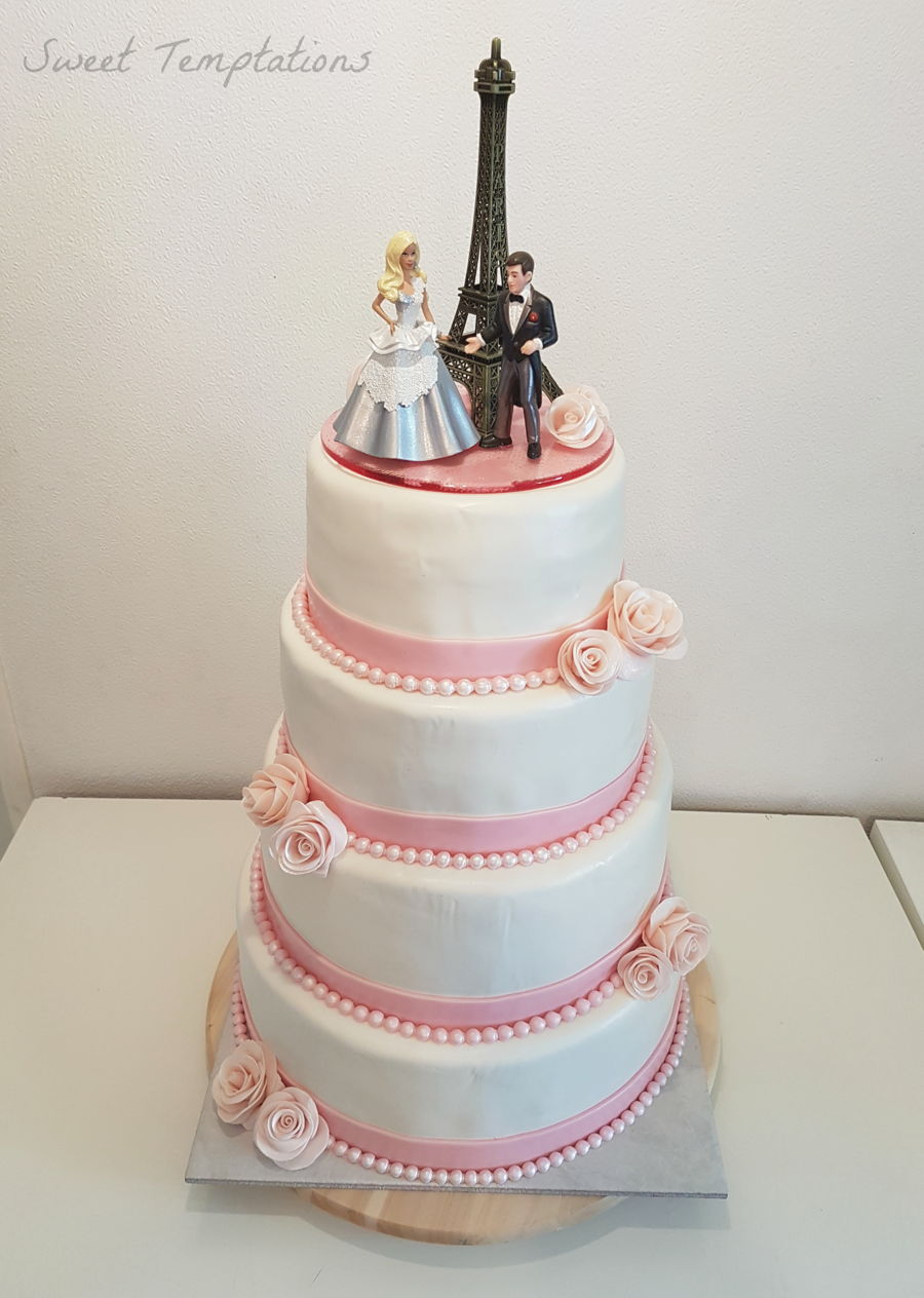Elegant Wedding Cake - CakeCentral.com