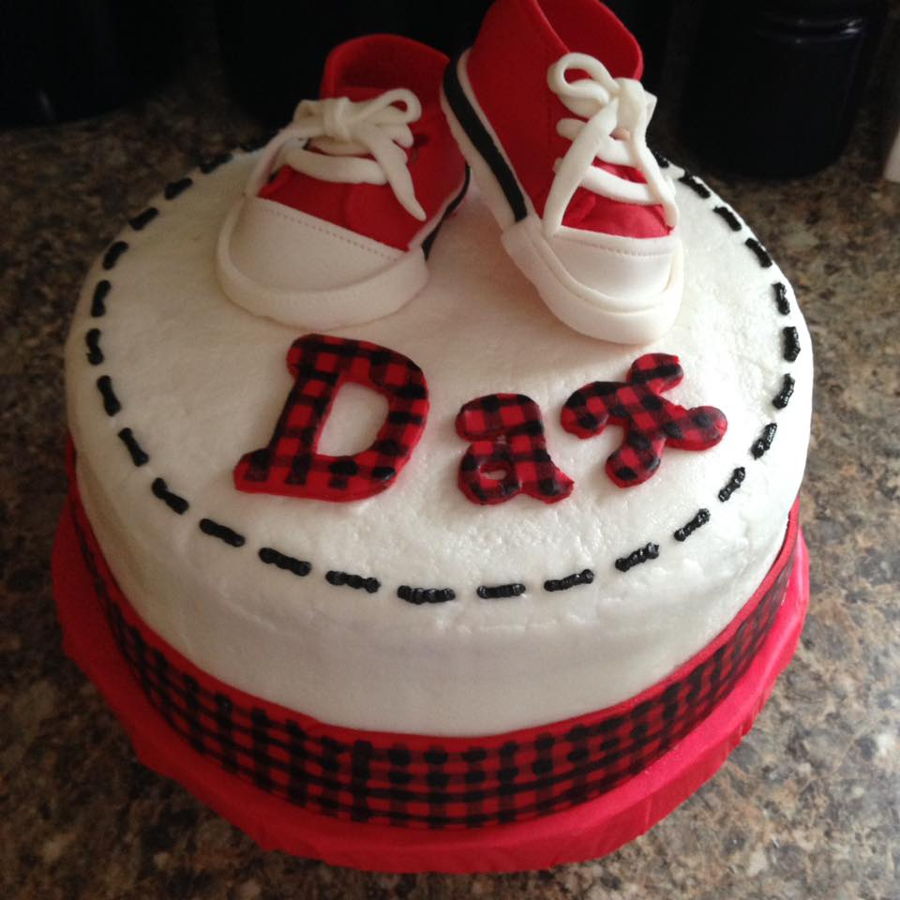 Red And Black Plaid Cake Red And Black Plaid Cake