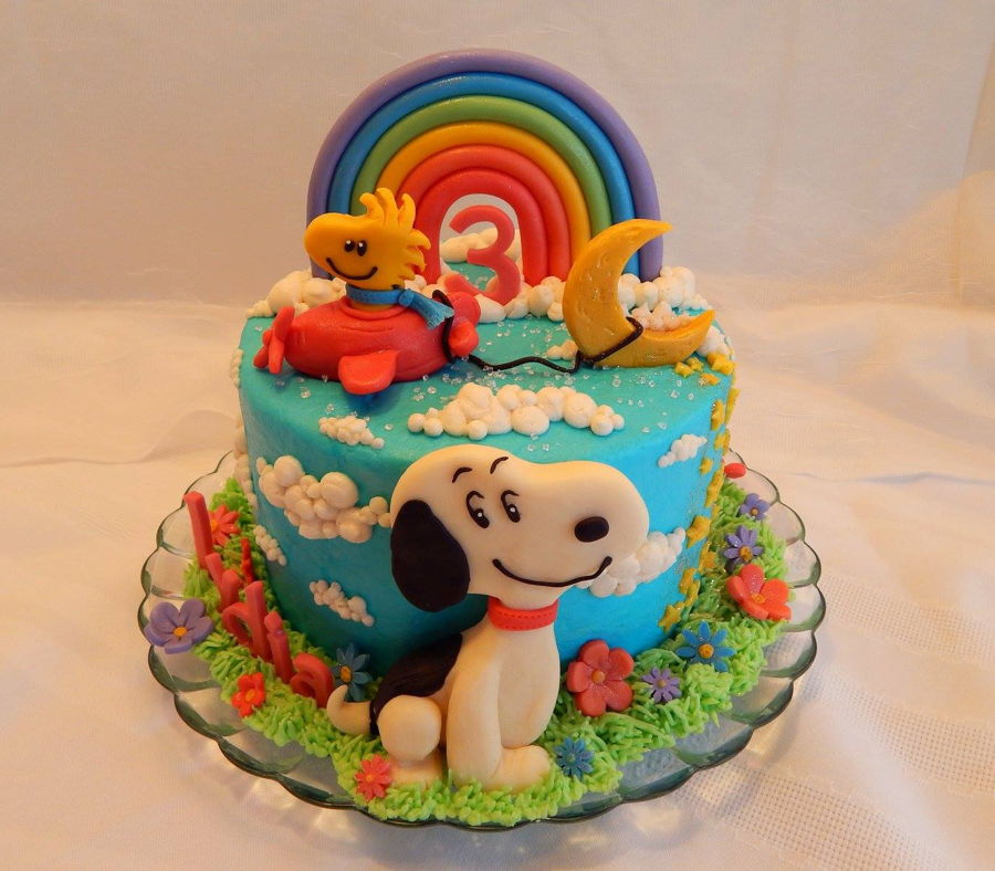 Snoopy Edible Cake Images Snoopy Edible Cake Images