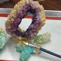 Sugar Geode Sugar Geode created with homemade sugar crystals