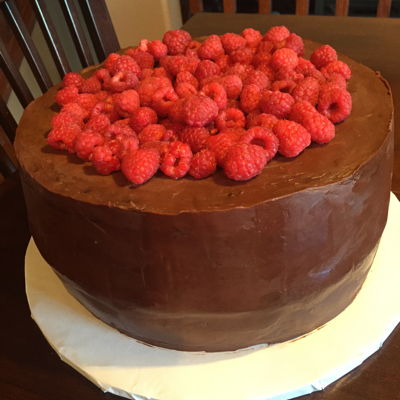 Chocolate Cake With Raspberry