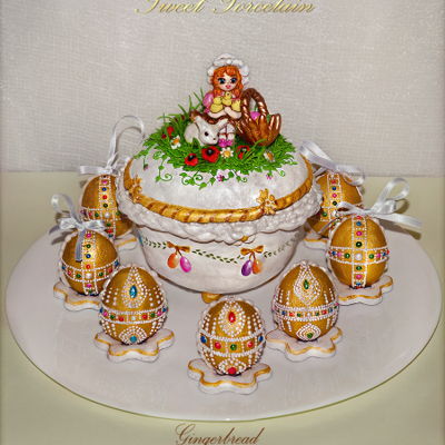 Gingerbread Easter Box