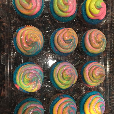 Rainbow Cupcakes