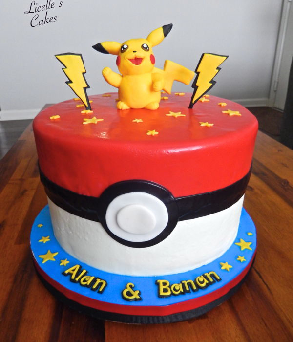 Pokemon Pikachu Cake