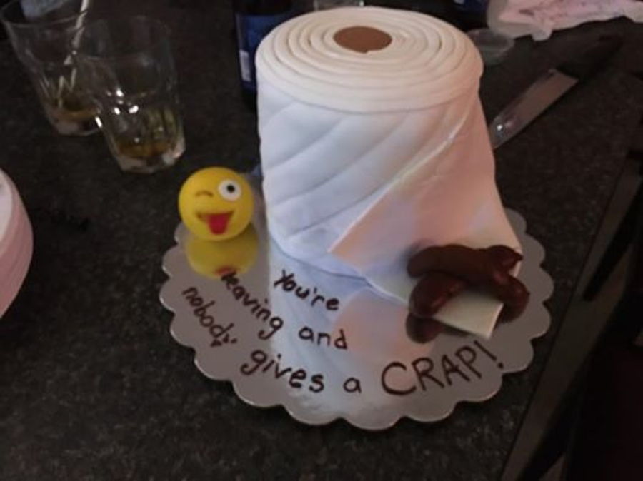 Toilet Paper Cake
