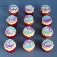 Frozen Themed Cupcakes Frozen themed cupcakes