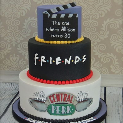 "friends" Themed 30Th Birthday Cake