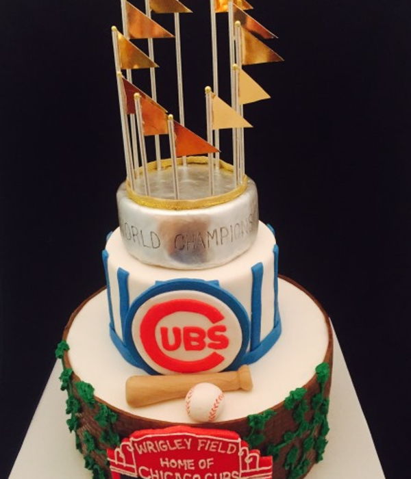 Chicago Cubs Championship Birthday Cake