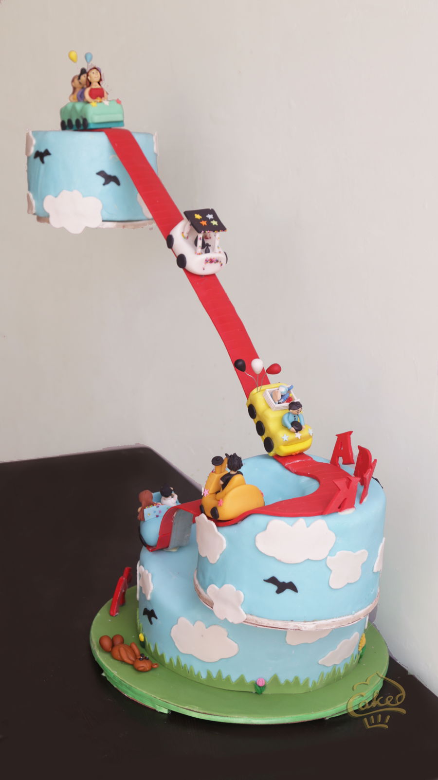 Roller Coaster Cake