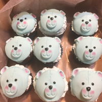 Baby Shower Bear Cupcakes Cute baby boy bears to add that special touch to your baby shower.