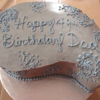 Paisley Paisley shaped cake with a paisley decoration theme