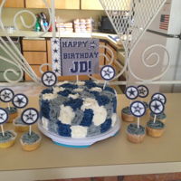 Rosette Love # 2 I love the beauty these simply piped flowers give to any cake design.