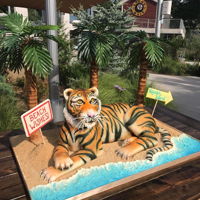 Tiger Tails Over the past few days, I've had the privilege of creating this amazing cake for the retiring president of Riverbanks Zoo. I always...