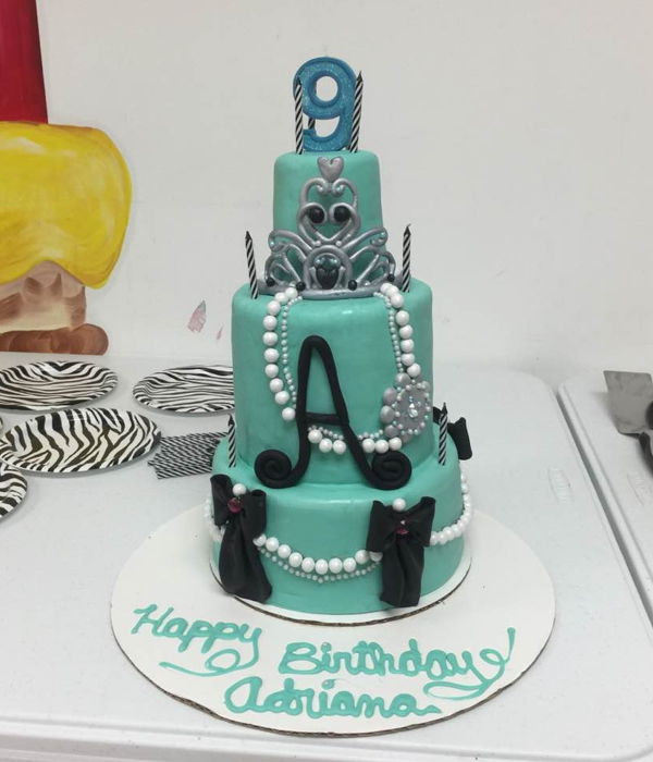 Sophisticated Princess Birthday Cake