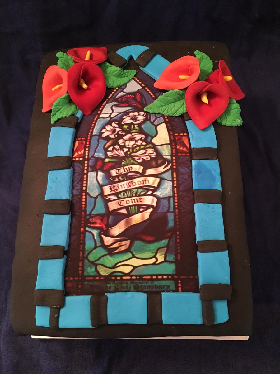 Stained Glass Window Cake
