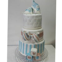 Baptism Cake Baby boy