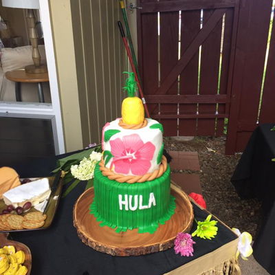 pineapple cake decorating photos