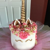 First Unicorn Cake!! FInally had the opportunity to make one of these!