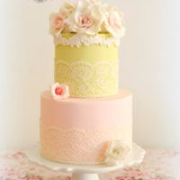 Tarta Vintage Tarta vintage con rosas
