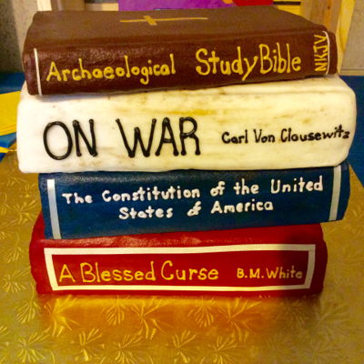 Graduation Book Cake