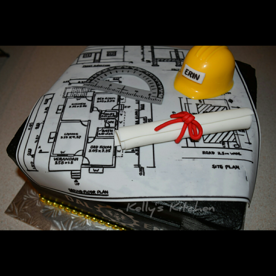 Civil Engineering Graduation Cake