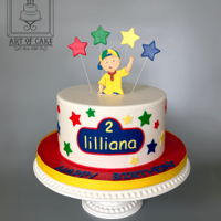 Caillou Birthday Cake Made this Caillou themed birthday cake for a little 2 year old Lilliana who's his biggest fan :)www.facebook.com/artofcakeny