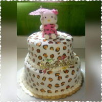 Hello Kitty Fondant covered