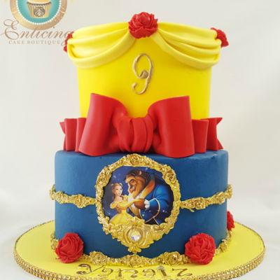 Beauty And The Beast Cake