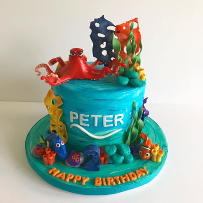 Fondant Coral Cake Decorating Photos
