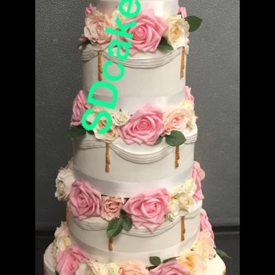 Multi Tear Wedding Cake