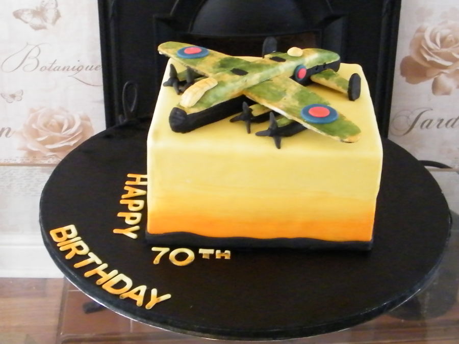 Lancaster Aeroplane Birthday Cake